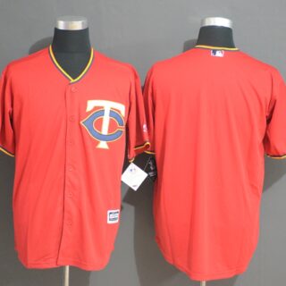Twins Blank Red Cool Base Jersey