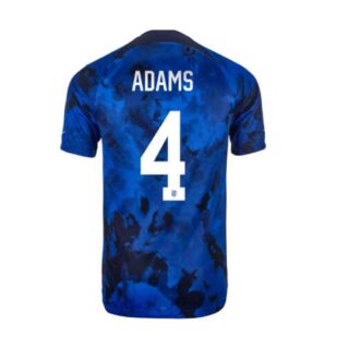 Tyler Adams #4 US Soccer USMNT 2022 World Cup Away Jersey