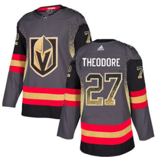 Vegas Golden Knights 27 Shea Theodore Gray Drift Fashion Jersey