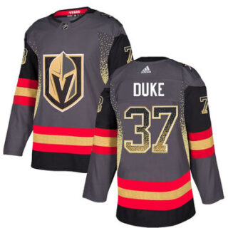 Vegas Golden Knights 37 Reid Duke Gray Drift Fashion Jersey