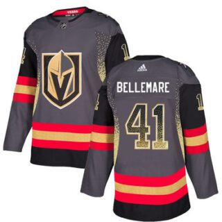 Vegas Golden Knights 41 Pierre-Edouard Bellemare Gray Drift Fashion Jersey