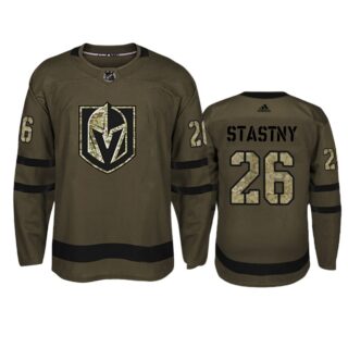 Vegas Golden Knights Paul Stastny #26 Military Camo Jersey