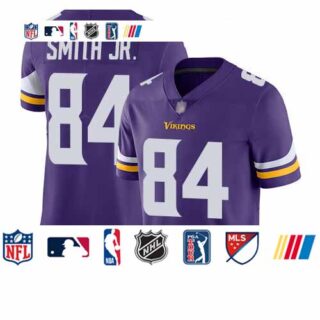 Vikings #84 Irv Smith Jr. Purple Team Color Youth Stitched Football Vapor Untouchable Limited Jersey