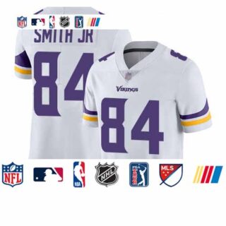 Vikings #84 Irv Smith Jr. White Youth Stitched Football Vapor Untouchable Limited Jersey