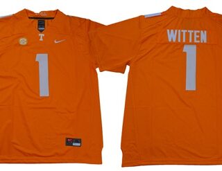 Vols #1 Jason Witten Orange Limited Stitched NCAA Jersey