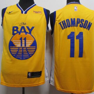 Warriors 11 Klay Thompson Blue 2020 New Nike Swingman Jersey