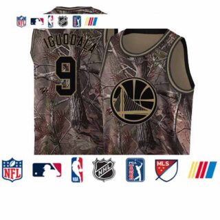 Warriors #9 Andre Iguodala Camo 2019 Finals Bound Basketball Swingman Realtree Collection Jersey
