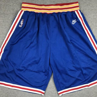 Warriors Blue Nike Diamond 75th Anniversary City Edition Swingman Shorts