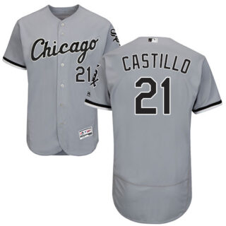 White Sox #21 Welington Castillo Grey Flexbase Authentic Collection Stitched Baseball Jersey