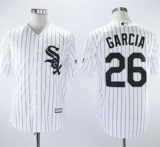 White Sox 26 Avisail Garcia White Cool Base Jersey