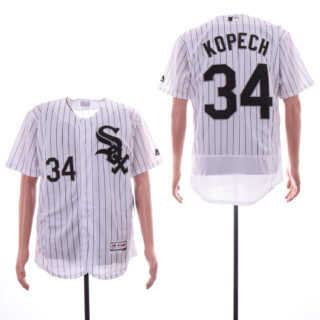 White Sox 34 Michael Kopech White Flexbase Jersey