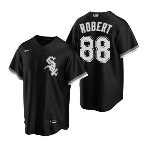 White Sox 88 Luis Robert Black 2020 Nike Cool Base Jersey