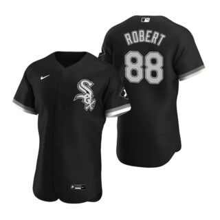 White Sox 88 Luis Robert Black 2020 Nike Flexbase Jersey