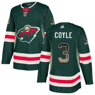 Wild 3 Charlie Coyle Green Drift Fashion Adidas Jersey