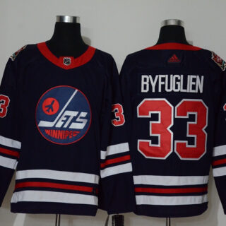 Winnipeg Jets 33 Dustin Byfuglien Navy 2019 Heritage Classic Breakaway Adidas Jersey