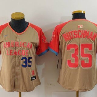 Women's American League #35 Adley Rutschman Cream 2024 All-Star Limited Stitched Jersey
