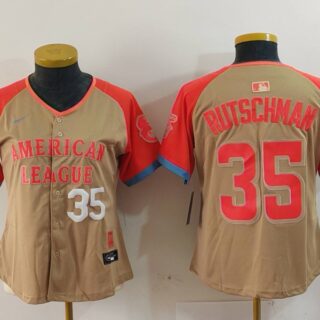 Women's American League #35 Adley Rutschman Cream 2024 All-Star Limited Stitched Jerseys