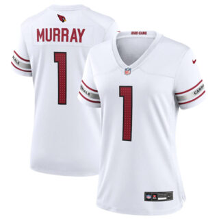 Women's Arizona Cardinals #1 Kyler Murray New White Stitched Game Jersey(Run Small)