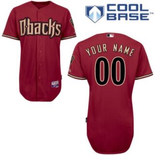 Women's Arizona Diamondbacks Red Customized Jersey