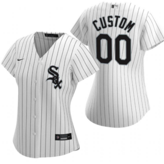 Women's Chicago White Sox Active Player Custom White Stitched Jersey(Run Small)