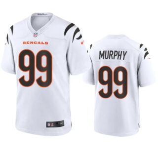 Women's Cincinnati Bengals #99 Myles Murphy White Stitched Game Jersey(Run Small)