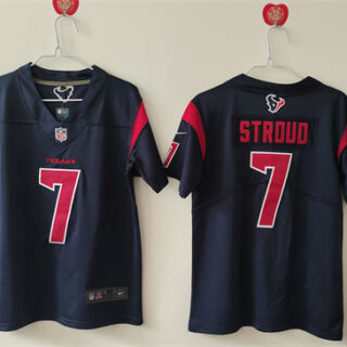 Women's Houston Texans #7 C.J. Stroud Navy Vapor Untouchable Limited Stitched Jerseys