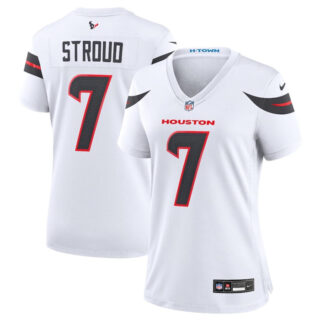 Women's Houston Texans #7 C.J. Stroud White 2024 Stitched Jerseys
