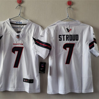 Women's Houston Texans #7 C.J. Stroud White Vapor Untouchable Limited Stitched Jerseys