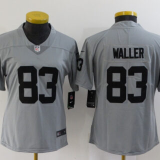 Women's Las Vegas Raiders #83 Darren Waller Grey Vapor Untouchable Limited Stitched
