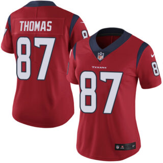 Women's Nike Texans #87 Demaryius Thomas Red Alternate Women's Stitched NFL Vapor Untouchable Limited Jersey