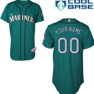 Women's Seattle Mariners Customized Green Jersey