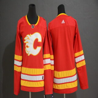 Women Flames Blank Red Women Adidas Jersey