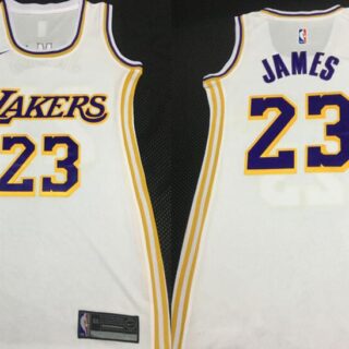 Women Lakers 23 Anthony Davis White Women Nike Swingman Jersey