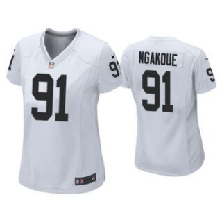 Women Las Vegas Raiders #91 Yannick Ngakoue Women Jersey