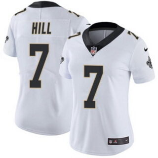 Women New Orleans Saints #7 Taysom Hill Nike Vapor Untouchable Limited White Jersey
