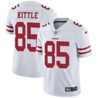 Women Nike 49ers #85 George Kittle White NFL Vapor Untouchable Limited Jersey
