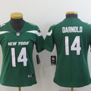Women Nike Jets 14 Sam Darnold Green Women New 2019 Vapor Untouchable Limited Jersey