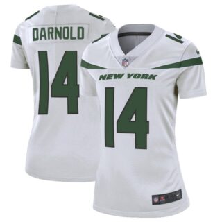 Women Nike Jets 14 Sam Darnold White Women New 2019 Vapor Untouchable Limited Jersey