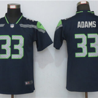 Women Nike Seattle Seahawks 33 Jamal Adams Blue 2020 Vapor Untouchable Jersey