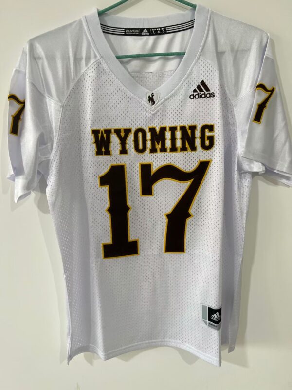 Wyoming #17 Josh Allen White Jersey
