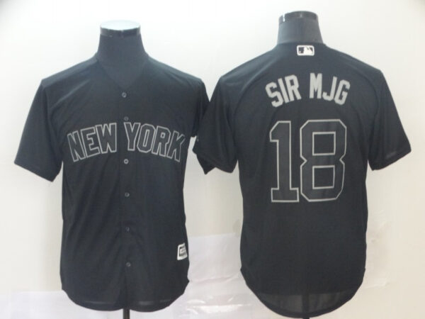 Yankees 18 Didi Gregorius Sir Mjg Black 2019 Players' Weekend Player Jersey