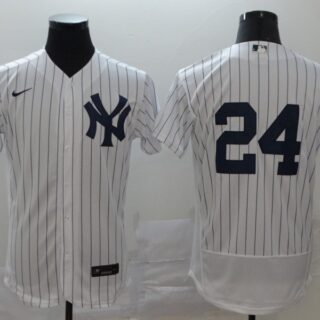 Yankees 24 Gary Sanchez White 2020 Nike Flexbase Jersey