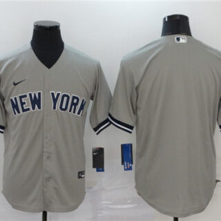 Yankees Blank Gray 2020 Nike Cool Base Jersey