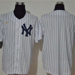 Yankees Blank White Nike Cool Base Jersey
