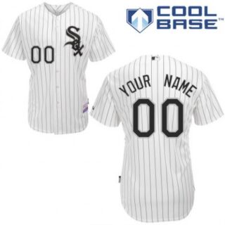 Youth's Chicago White Sox Home White Customized Jersey