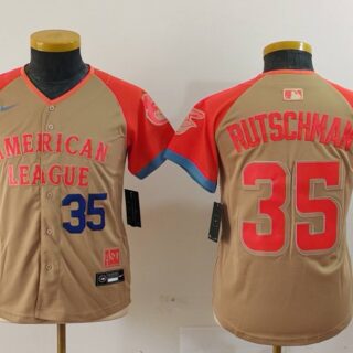 Youth American League #35 Adley Rutschman Cream 2024 All-Star Limited Stitched Jerseys