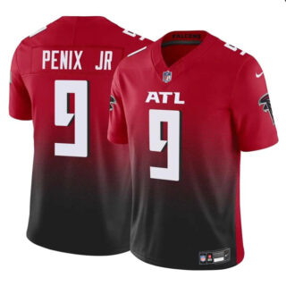 Youth Atlanta Falcons #9 Michael Penix Jr Red Black 2024 Draft F.U.S.E Vapor Untouchable Limited Stitched Football Jersey