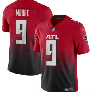 Youth Atlanta Falcons #9 Rondale Moore Red Black Vapor Untouchable Limited Stitched Football Jersey