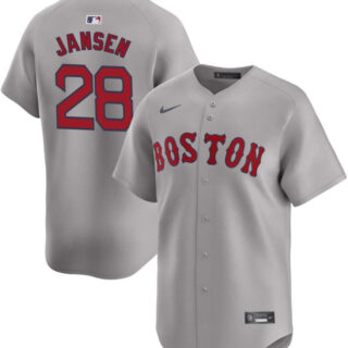 Youth Boston Red Sox #28 Danny Jansen Grey 2024 Away Limited Stitched Baseball Jersey