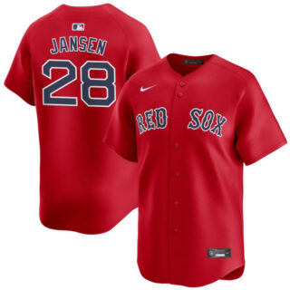 Youth Boston Red Sox #28 Danny Jansen Red 2024 Alternate Limited Stitched Baseball Jersey